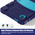 thumbnail image 2 of Allytechgroup Case for Samsung Galaxy Tab A11 2025/A9 2023 8.7", Kids Friendly Case with Kickstand Shockproof Back Cover for Galaxy Tab A11 (SM-X133/X135)/A9 (SM-X110/X115), Navyblue, 2 of 9
