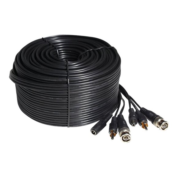 Zmodo W-VPA2030 - Power / audio / video cable - composite video / audio - 98 ft - siamese coaxial