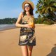 thumbnail image 3 of Balery Grim Coffee Skull Vestidos de verano para mujer con estampado: vestido holgado sin mangas, vestido playero informal y cómodo para días calurosos., 3 of 7