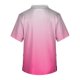 thumbnail image 3 of Men's Short Sleeve V Neck Gradient Print Chest Pocket Carer Top 5XL, 3 of 3