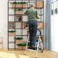 thumbnail image 3 of Costway 2 Step Ladder Folding Stool Heavy Duty Industrial Lightweight 330lbs, 3 of 10