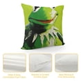 thumbnail image 4 of JEUXUS  Kermit Cartoon The Frog Anime Pillow Covers Cushion Case Farmhouse Throw Pillowcase for Couch Sofa Bed Decor, 4 of 5