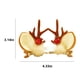 thumbnail image 3 of Diadema Navideña, Gorro de Muñeco de Nieve con Cuernos de Reno, Accesorio Navideño de Papá Noel, Decoración Divertida para Fiestas, Temática de Árbol de Navidad, Ideal para Reuniones Familiares, Tama, 3 of 6