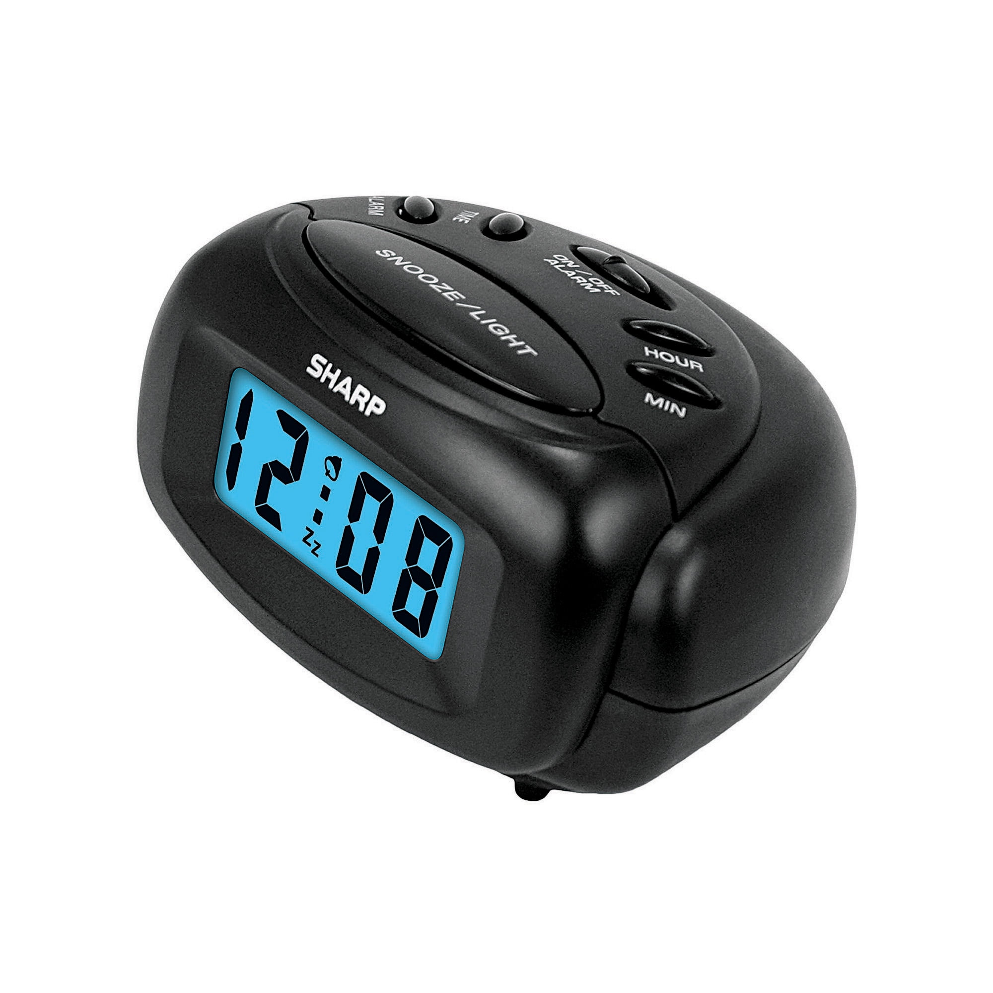 SHARP Digital Alarm Clock with Keyboard Style Controls 