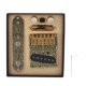 thumbnail image 1 of Accesorios musicales Sincero Para guitarra TL Pastilla de mástil Circuito Patrón negro Oro, 1 of 10