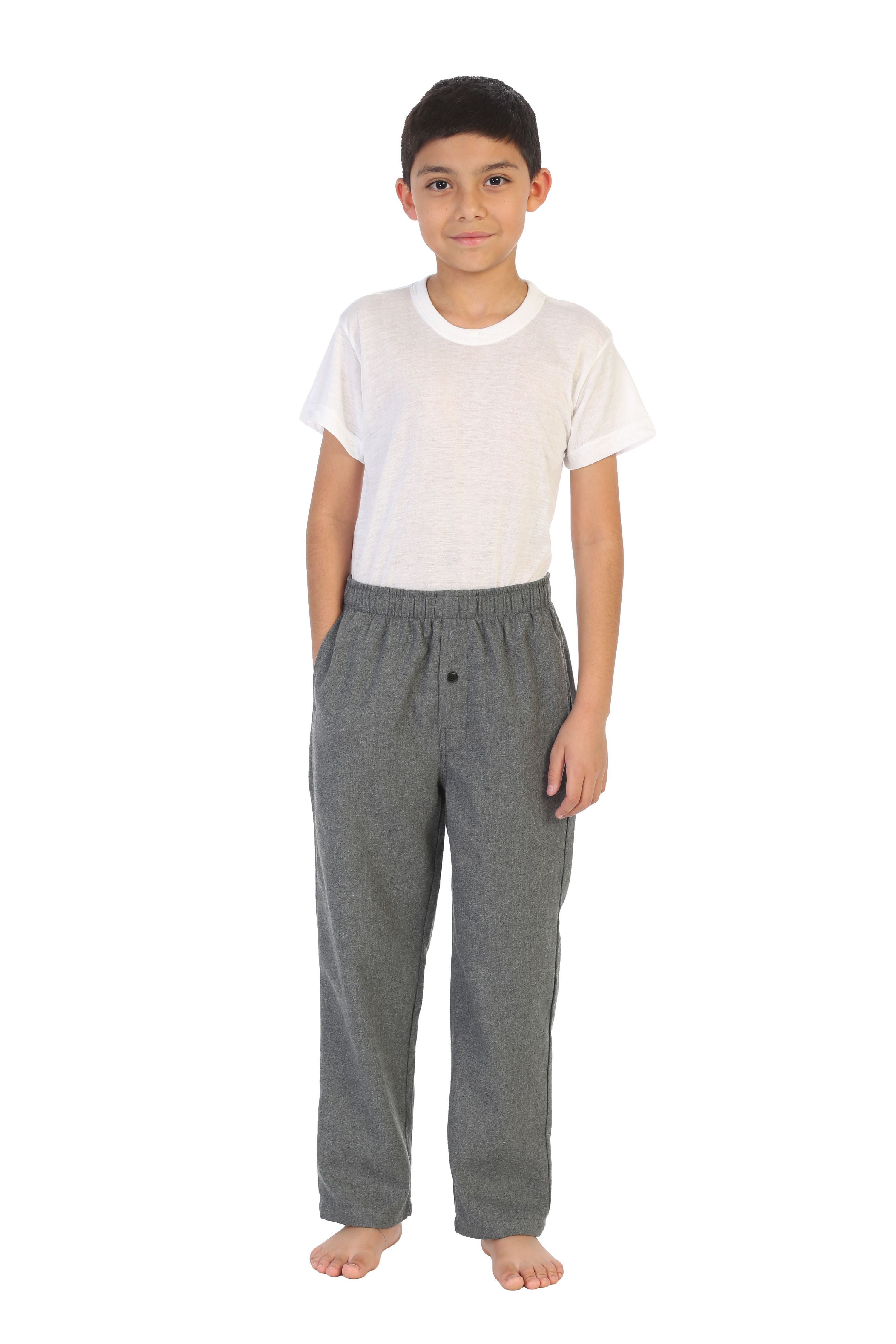 Gioberti Boys YarnDye Brushed Flannel Lounge & Pajama Pants with