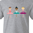 thumbnail image 4 of Inktastic Little Ballerina Trio Youth T-Shirt, 4 of 5