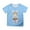 Sky Blue, variant on Toddler Girls Short Sleeve T Shirts Easter Shirt Easter Print Fashion Tops Tees Shirts for Girls 5T