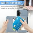 thumbnail image 5 of for Google Pixel 9 Pro XL Wallet Case, Built-in Card Holder, RFID Blocking, PU Leather Kickstand, Back Flip Magnetic Closure, Durable Shockproof Magnetic Car Phone Cover for Women and Men,Blue, 5 of 10