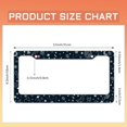 thumbnail image 2 of Personalise Stars Moon & Universe License Plate Frames Car Tag Cover Aluminum Auto License Plate Holder Including Screws License Plate Cars Decor Fits Standard Vehicles Size for Men Women, 2 of 9