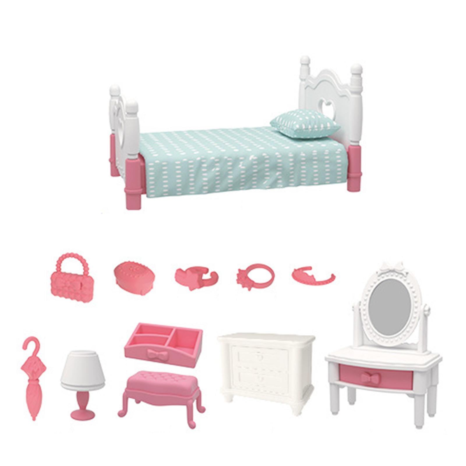 Dolls House Furniture Set Accessories 1/12 Decorations Miniature for  Children Kids Bedroom - Walmart.com