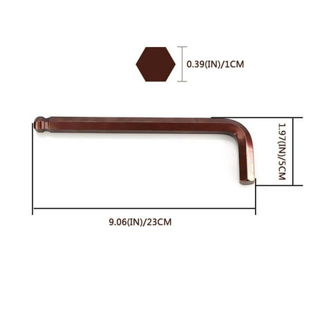 

1pc Allen Key L Wrench Kit For Allen Screw Long Arm Hex Key Set 1.5mm To 10mm Hexagon Spanner Hand Tools For Bicycle Repair