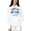thumbnail image 4 of Women's G-III 4Her by Carl Banks White Tampa Bay Rays City Graphic Pullover Hoodie, 4 of 5