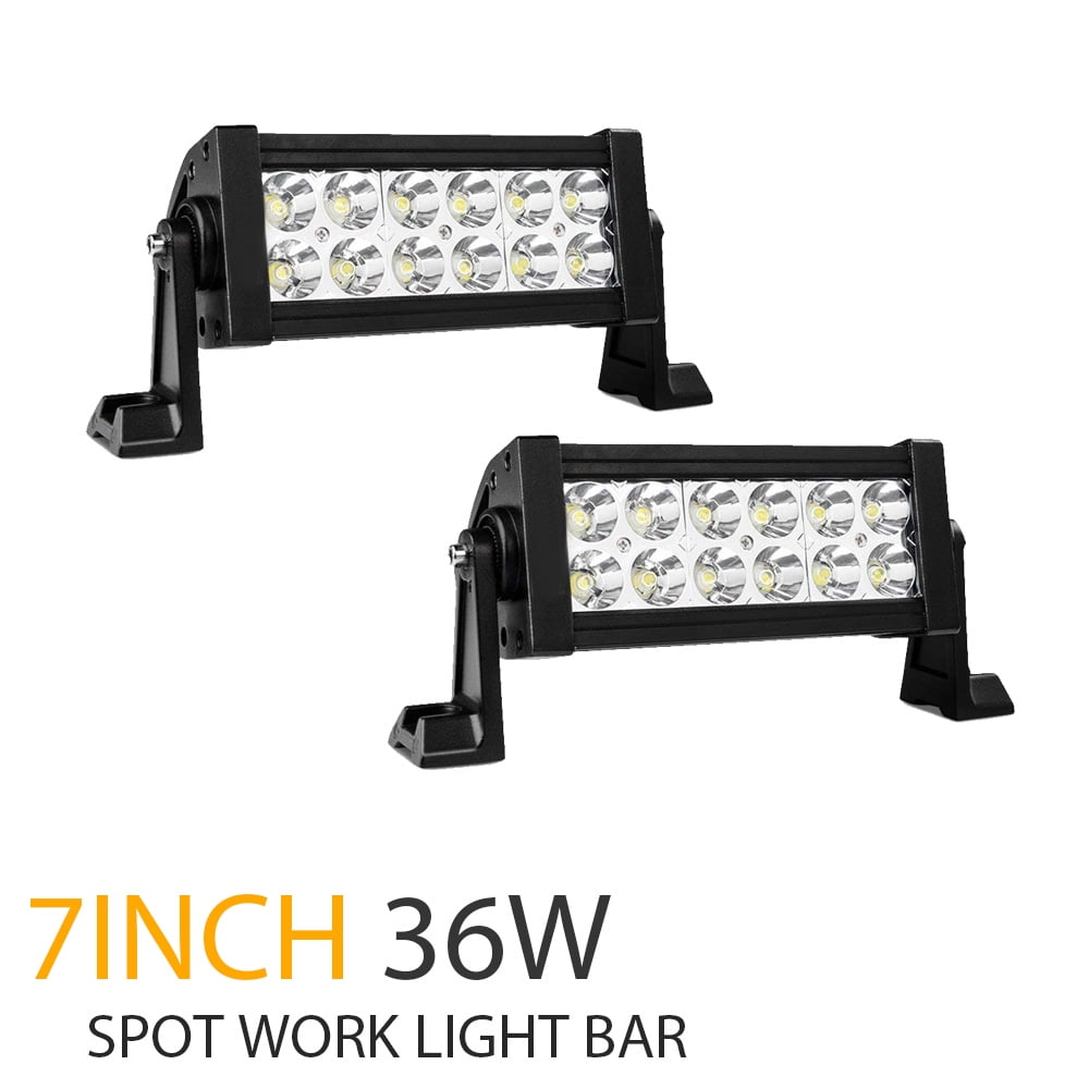 Wakauto 1Pc Car Light Bar Auto Outdoor Truck Hood Tractor Trailer Wheel Loader Offroad Car Flashlight Spotlight Light Bar Floodlight