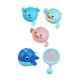 thumbnail image 4 of 5 piezas Juguetes de bañera de bebé con red de pesca pequeña de piscina pequeña de forma animal de animales para niños Regalos de cumpleaños, 4 of 9