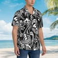 thumbnail image 5 of Japanese Totto Hawaiian Shirts For Men, Summer Short-Sleeve Relaxed-Fit Button-Down Shirts Small, 5 of 9