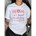 thumbnail image 1 of MOM with donut illustration women's comfit t-shirt, 1 of 6
