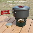 thumbnail image 5 of Outdoor Alcohol Stove Mini Barbecue Stove Portable Picnic Furnace Teapot Green (Kitchen Supplies), 5 of 10