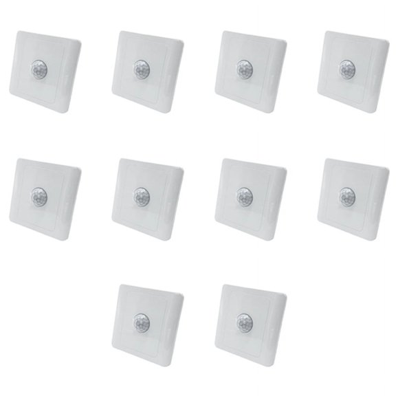 10X PIR Infrared Motion Sensor Switch 220V Auto Control LED Lamp Lighting Switch Smart Body Induction Detector