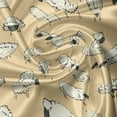thumbnail image 5 of Ambesonne Sheep Valance Pack of 2, Theme Herd Animals, 54"X18", Eggshell Dark Sepia, 5 of 5