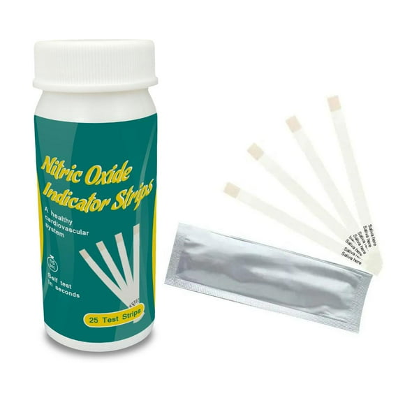 25Pcs Nitric Oxide Indicator Strips - Test Salivary Nitrite Levels HOT NEW. X9K5