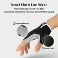 thumbnail image 3 of Guantes deportivos Guantes de ciclismo medio dedo antideslizante a prueba de desgaste a prueba de sacudidas ajustable transpirable Fitness bicicleta escalada guantes deportivos, 3 of 7