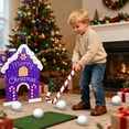 thumbnail image 4 of Japceit Santa Claus Mini Golf Game, Portable Christmas Golf Set with Candy Canes, Festive Holiday Party Game for Indoor Entertainment and Gift Giving, 4 of 9