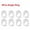 8pcs, variant on Transparent Doorstop Door Handle Wall Protection Door Handle Buffer Furniture Protection Pad Crash Pad Shockproof Ring Stopper