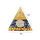 thumbnail image 3 of Decoración Eléctrico Pirámide de orgonita, amatista, peridoto, energía de cristal curativo, artesanías de orgón (F), 3 of 9