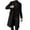 Black, variant on Men's Single Breasted Trench Coat with Wool Blend - Oversized Warm Lapel Work Business Jacket for Winter Fashion, Formal Events, and Christmas Parties,Black,2XL