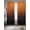 Orange, variant on Black White Sheer Curtains 84 Inch Length 2 Panels Set, Modern Geometric Abstract Gradient Striped Voile Window Treatment Rod Pocket Curtains Sheers Drapes for Bedroom/Living Room/Kitchen 52"x84"x2