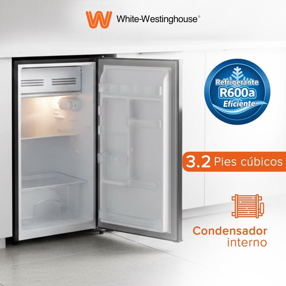 Frigobar White Westinghouse 3.2 Pies 90 Litros VCM Acero WWCR3290LHS