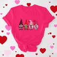thumbnail image 1 of T-shirt Décontracté à Col Rond et Manches Courtes Imprimé Arbre de Noël pour Femmes, 1 of 1