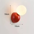 thumbnail image 2 of Bean Cream Light Minimalist Modern Home Decorations Wall Light Bedroom Bedside Small Night Lamp, 2 of 7