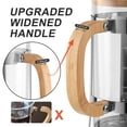 thumbnail image 3 of Cafetera French Press Sivaphe de 1000 ml con tapa de bambú, 3 of 8