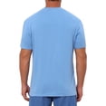 thumbnail image 3 of Camisetas Henley para hombres INSPIRE CHIC, casuales de verano, de manga corta, con botones, camiseta básica, tamaño S, azul claro, 3 of 6