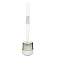 thumbnail image 2 of ZHIMAO Silicone Toilet Brush Set with Wall-Mount, Comfortable Grip & Easy Cleaning! White, 2 of 5