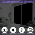 thumbnail image 7 of Armscye 100% Blackout Window Shades 118" x 57" Portable Blackout Curtains with Nano Adhesive, No Drill Temporary Blinds for Bedroom, Nursery, Travel & Home, 7 of 7