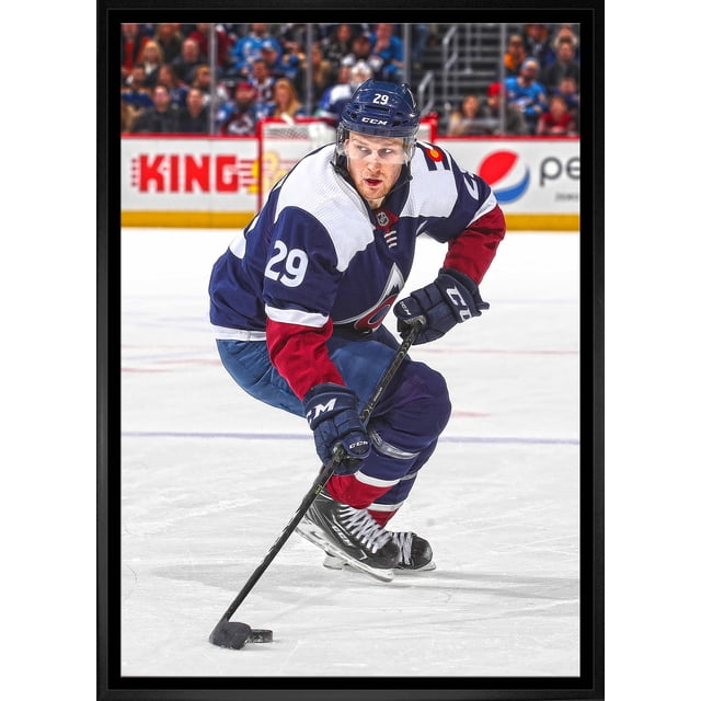 Nathan MacKinnon Avalanche du Colorado Toile Encadrée 20x29