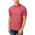 thumbnail image 1 of Camiseta gráfica a rayas Club Room para hombre, roja, grande 2X, 1 of 1