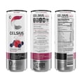 thumbnail image 2 of CELSIUS Sparkling Wild Berry Energy Drink - 12 fl oz - 4 cans, 2 of 5