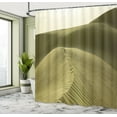 thumbnail image 4 of Ambesonne Desert Shower Curtain, Desert Sand Sunlight, 69"Wx70"L, Slate Brown Eggshell, 4 of 4