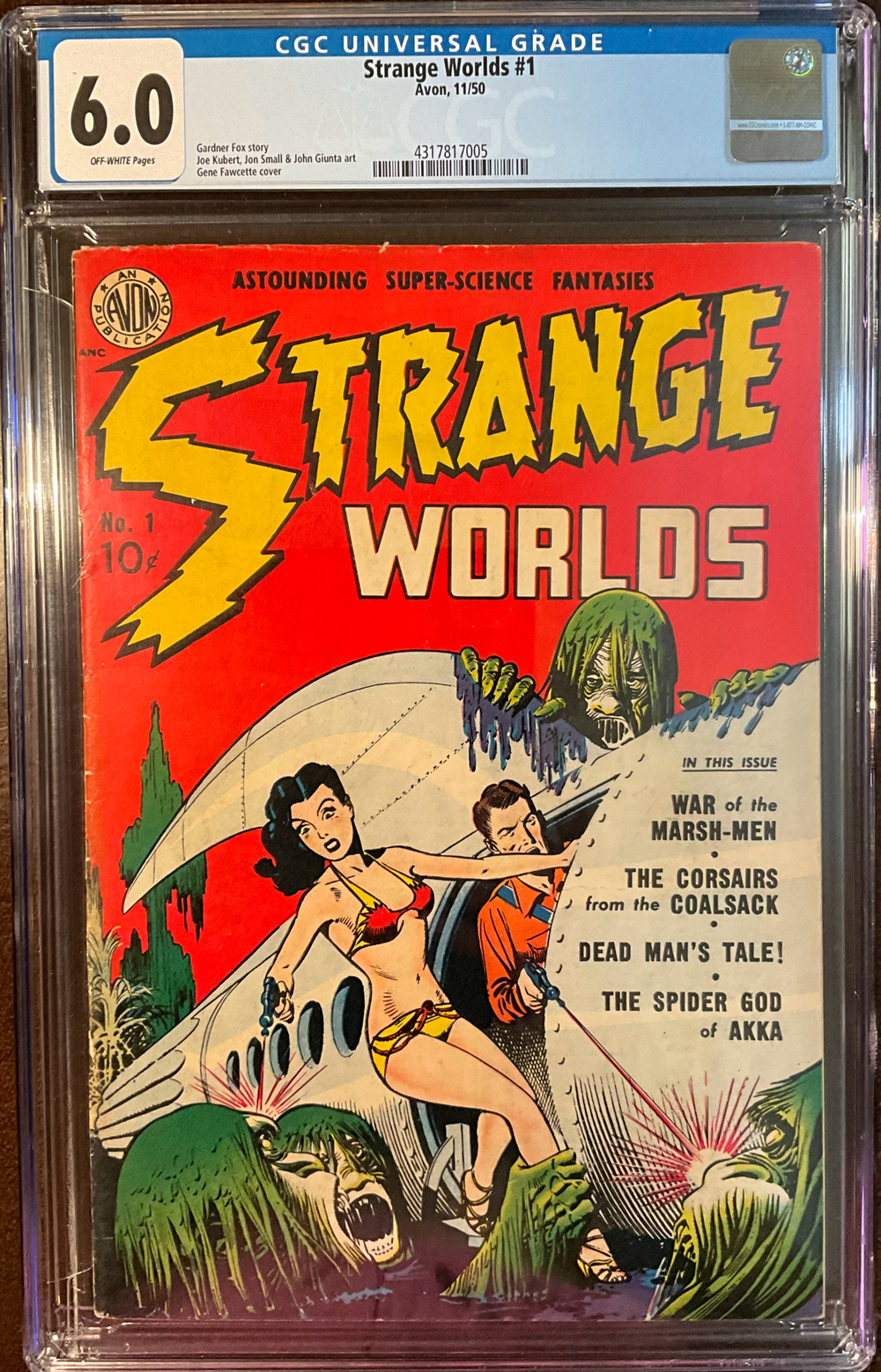 Strange Worlds #1 - CGC 6 Comic Book - Walmart.com