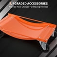 thumbnail image 4 of QinaQin Chariot de Voiture 4 Pcs, 5000 Lb Chariot de Déplacement Robuste, Orange, 4 of 7