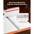 thumbnail image 4 of KFFKFF Drill Press Table, 24 in x 12 in, Worktable with an Adjustable Fence and Stop Block, Highly Compatible T-Slots, MDF Tabletop, 4 of 9