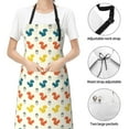 thumbnail image 6 of Lsque Colorful Squirrel Waterproof Apron Chef Aprons for Men Heavy Duty Chemical Work Apron Extra Long Grilling Aprons with Adjustable Bib Apron, 6 of 9