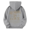 thumbnail image 6 of Toddler Hoodies Jesus Loves You Hoodie Long Sleeve Graphic Sweatshirt Girls Casual Oversize Pullover Top Essentials Sweatshirt Toddler Boys Clothes 2-3 Years Cute&nbsp;Boy Girl&nbsp;Clothing, 6 of 9