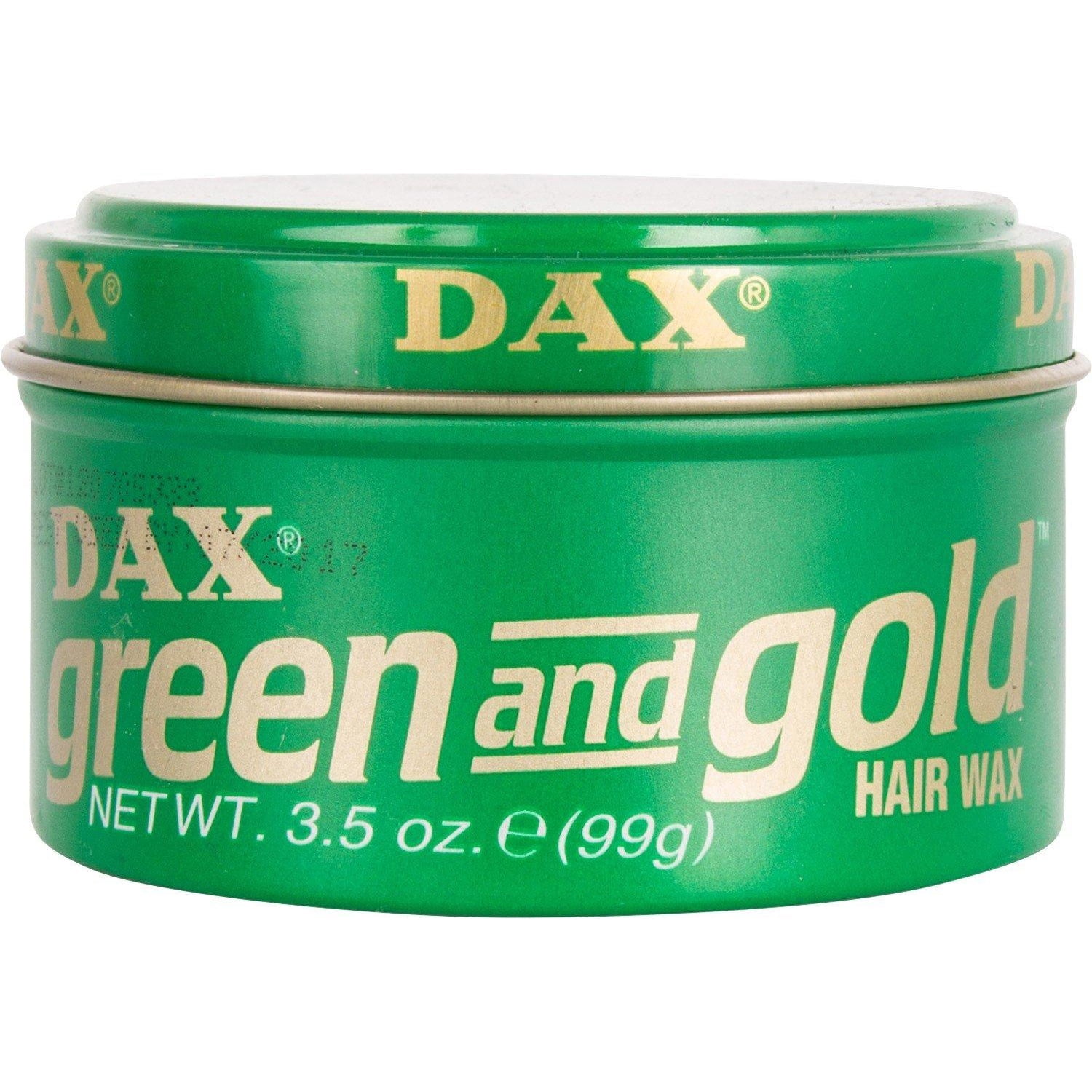 Dax Green & Gold Hair Wax 3.5 Oz,12 packs
