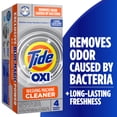 thumbnail image 3 of (2 pack) Tide Washing Machine Cleaner with Oxi Powder, Odor Eliminator and Washer Residue Remover, 4 Count, 3 of 10
