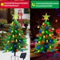thumbnail image 2 of Árbol de Navidad solar Ohwewant de 3.6 pies con 100 LED, 8 modos, paquete de 2, 2 of 9